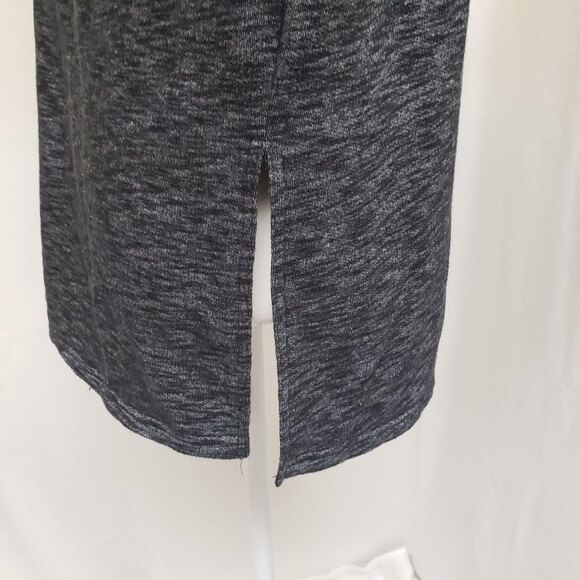 VS PINK Gray LOVE PINK back spell out oversized long line Hoodie Size XS-M - Picture 6 of 8